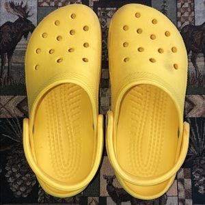 yellow crocs